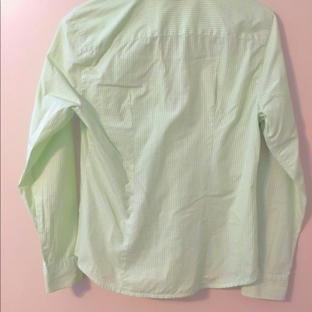 Lilly Pulitzer gingham green button down - Picture 3 of 5
